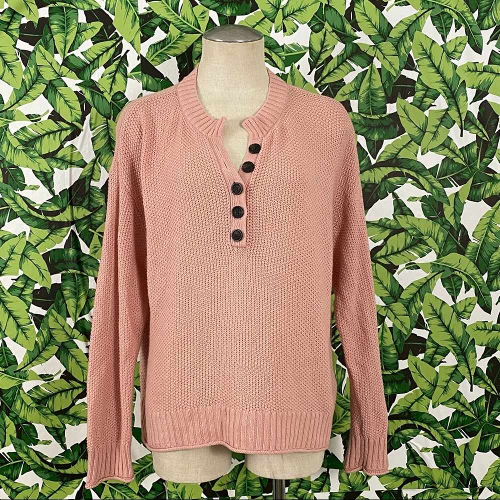 AEO Quarter Button Up Knit Sweater 139